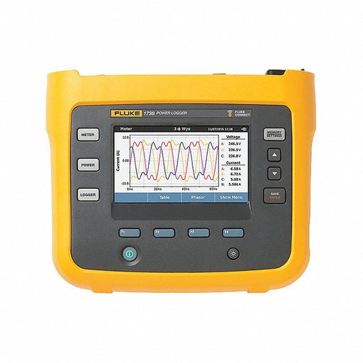 FLUKE-1738/EUS/WWG Power Logger Kit: CAT III 1000V/CAT IV 600V, 6,000 A Max AC Current Measured, 4 Volt Channels