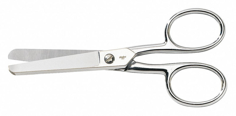 Gingher 220070-1001 Scissors, Ambidextrous, 6 in Overall Lg, Straight, Stainless Steel, Pointed, Silver