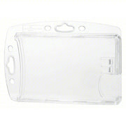 Durable 892419 ID Badge Holder, Dual, Shell Style, PK10