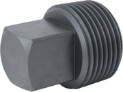 McMaster 4627K334 Medium-Pressure Iron Pipe Fitting, Plug with External Square Drive, 3/4 NPT