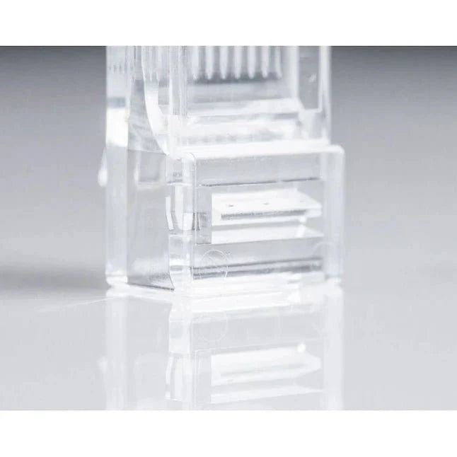 Jonard RJ45-650 RJ45 CAT6 Pass-Through Connectors, PK 50