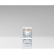 Jonard RJ45-650 RJ45 CAT6 Pass-Through Connectors, PK 50