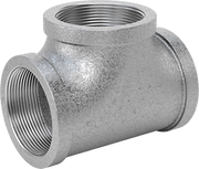 McMaster 4638K128 Low-Pressure Pipe Fitting Galvanized Iron Tee Connector, 2 NPT Female