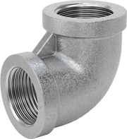 McMaster 4638K134 Low-Pressure Pipe Fitting, Galvanized Iron, 90 Degree Elbow Connector, 3/4 NPT Female