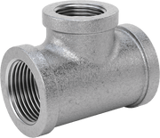 McMaster 4638K179 Low-Pressure Pipe Fitting, Galvanized Iron, Inline Tee Reducer, 1 x 3/4 NPT Female