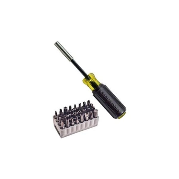 Klein Tools 32525 Driver Bit Set, Bit Holders/Screwdriver Bits, Not Impact Rated, 32 No. of Pieces, Hex