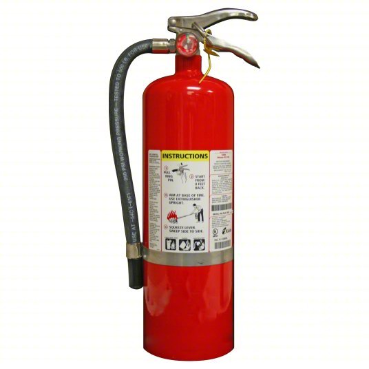 Kidde PROPLUS10 Fire Extinguisher, Class ABC, UL Rating 4A:80B:C, Rechargeable, 10 lb capacity, 20 ft Range