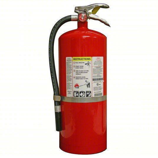 Kidde PROPLUS 20 Fire Extinguisher 20 lb Extinguisher Capacity, 6A:120B:C, Monoammonium Phosphate