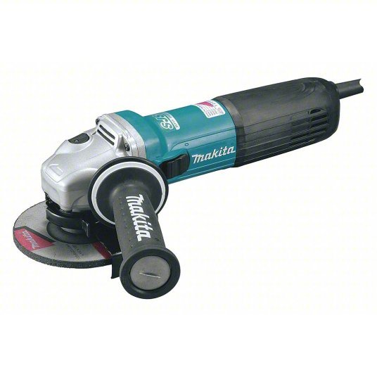 Makita GA4542C Angle Grinder 12 A, 11,000 RPM Max. Speed, Slide, Adj Guard/Anti-Kickback Clutch