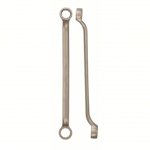 Ampco W-3250 Box End Wrench Natural, 1 1/16 in_1 1/4 in Head Size, 19 1/4 in Overall Lg, Offset