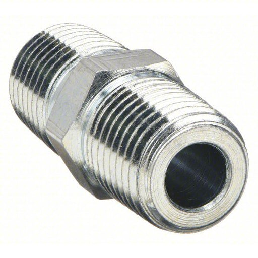Enerpac FZ1608 Hydraulic Hose Adapter 1/4 in x 1/4 in Fitting Size, Male x Male, NPTF x NPTF, Rigid, Straight