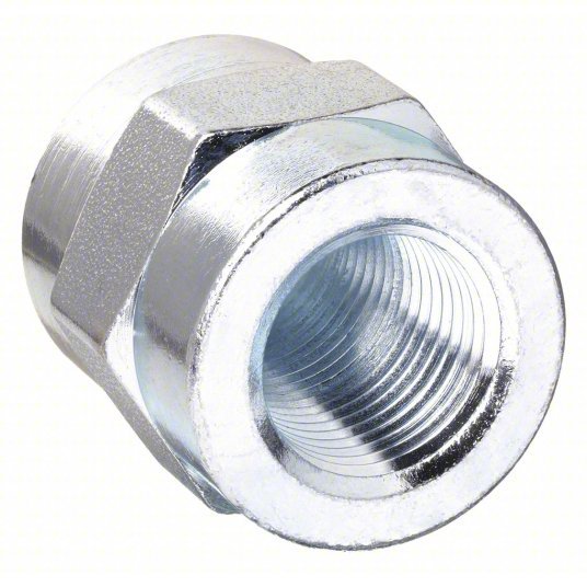 Enerpac FZ1614 Hydraulic Hose Adapter 3/8 in x 3/8 in Fitting Size, Female x Female, NPTF x NPTF x NPTF, Rigid