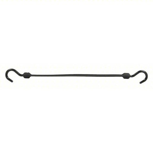 Better Bungee BBS18NBK J-Hook, 2 1/4 in Hook Lg, Polyurethane, 1 1/2 in Wd, 18 in Lg, Black