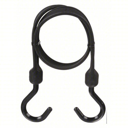 Better Bungee BBS36NBK Bungee Strap J-Hook, 2 1/4 in Hook Lg, Polyurethane, 1 1/2 in Wd, 36 in Lg, Black