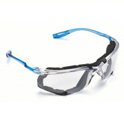 3M 11872 Virtua CCS Safety Glasses, Anti - Fog, Anti - Scratch, Foam Gasket, Wraparound, Frameless, Clear Lens - Redwood.KV46F390