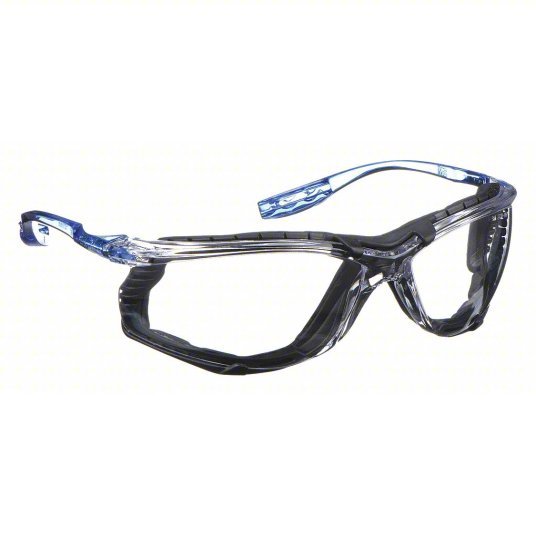 3M 11872 Virtua CCS Safety Glasses, Anti - Fog, Anti - Scratch, Foam Gasket, Wraparound, Frameless, Clear Lens - Redwood.KV46F390
