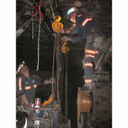 Harrington CB080-10 Manual Chain Hoist Hook Mounted - No Trolley, 16,000 lb Lifting Capacity, 10 ft Lift Lg