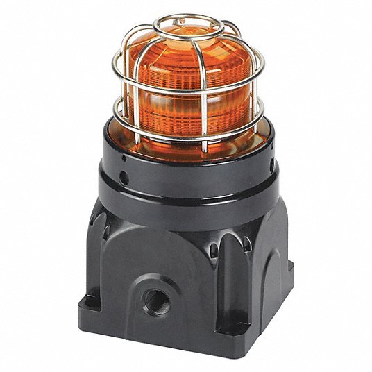 Federal Signal G-STR-230-D-A Strobe Light Xenon, 220 to 240V AC, 8 15/16 in Overall Ht, 5 7/32 in Overall Lg