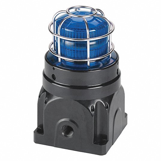 Federal Signal G-STR-230-D-B Strobe Light Xenon, 220 to 240V AC, 8 15/16 in Overall Ht, 5 7/32 in Overall Lg