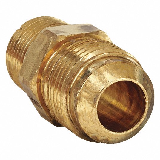 Anderson 704048-0808 Flared Fitting Elbow 1/2 in OD x 1/2 in Pipe Fitting Size, Flared/Threaded, Brass