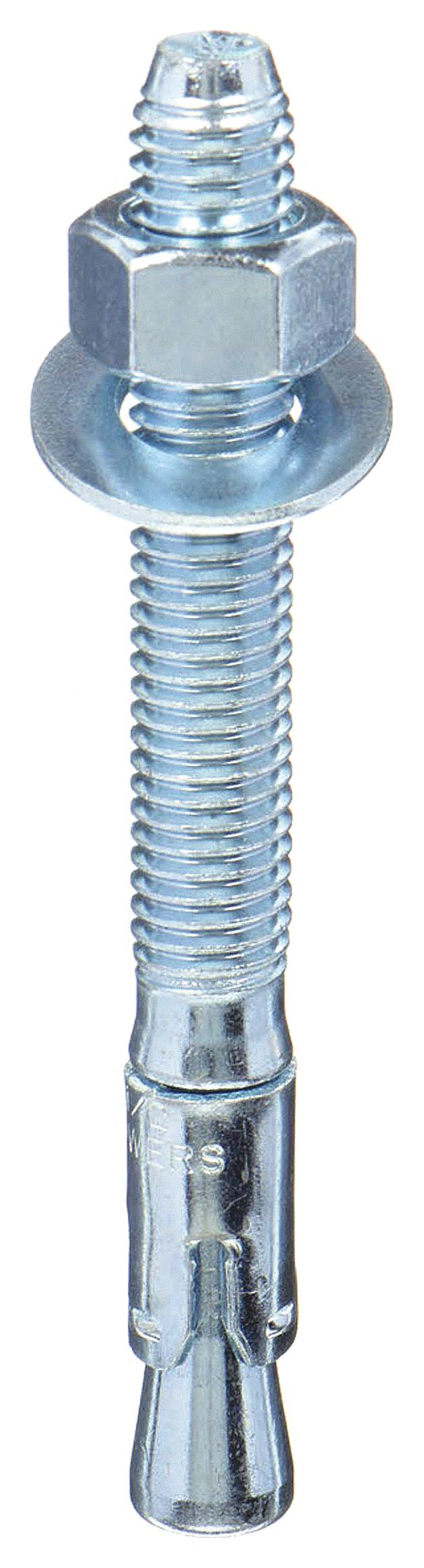 DEWALT 7442SD1-PWR Wedge Anchor, 5 1/2 in Overall Lg, 3/4 in Dia, 3/4"-10 Thread Size, 3 in Thread Lg, 20 PK