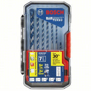 Bosch HCBG700T Hex Shank Drill Bit Set 1/8 in_5/32 in_3/16 in_1/4 in_3/8 in Drill Bit Size, 6 in Overall Lg
