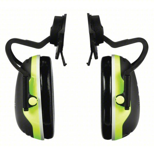 3M X4P51E Hard Hat-Mounted Earmuff, Passive, 26 dB NRR, Dielectric, Electrically Insulated