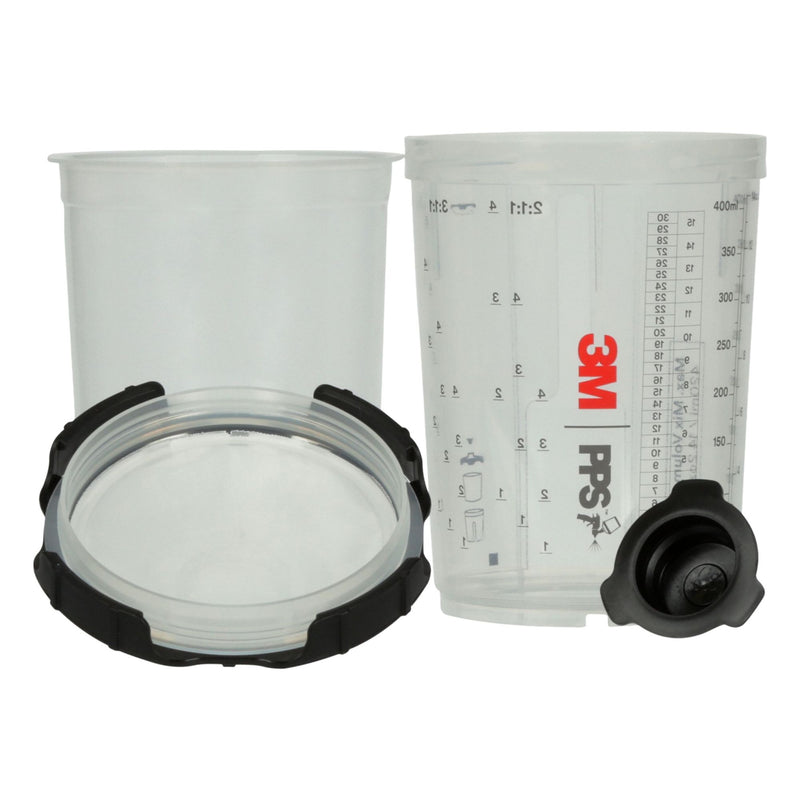 3M 26112 Spray Gun Cup Liner Kit, PPS, Spray Cup Systems, 13.5 fl oz Cup Size Use