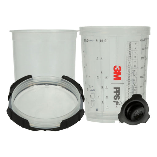 3M 26112 Spray Gun Cup Liner Kit, PPS, Spray Cup Systems, 13.5 fl oz Cup Size Use