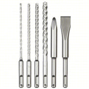 Milwaukee 48-20-7662 Rotary Hammer Drill Bit Set 7 5/8 in Overall Lg, 13/32 in Shank Dia, 4 Drill Bits