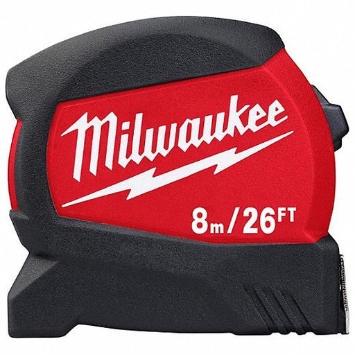 Milwaukee 48-22-0426 8M/26FT Compact Wide Blade Tape Measure