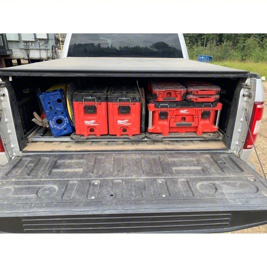 Milwaukee 48-22-8424 PACKOUT Tool Case 22 1/8 in Wd, 16 1/4 in Dp, 6 1/2 in Ht, Plastic, 5 Compartments