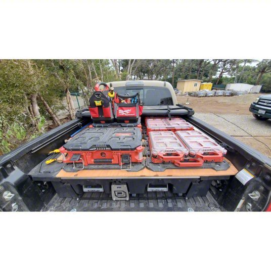 Milwaukee 48-22-8430 PACKOUT Tool Case 19 3/4 in Wd, 15 1/2 in Dp, 4 5/8 in Ht, Plastic, 10 Compartments, Red