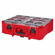 Milwaukee 48-22-8432 Deep Compartment Box with 2 compartments, Plastic, 7.0 in H x 19.7 in W