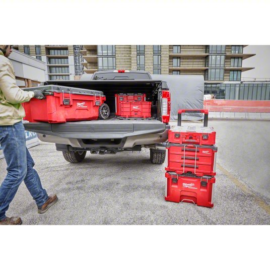 Milwaukee 48-22-8432 Deep Compartment Box with 2 compartments, Plastic, 7.0 in H x 19.7 in W