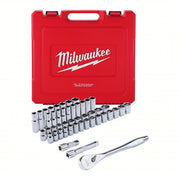 Milwaukee 48-22-9010 47pc 1/2" Drive Metric & SAE Ratchet and Socket Set