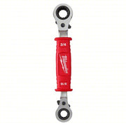 Milwaukee 48-22-9212 Insulating Box Wrench Forged Steel, Natural, 1/2 in_9/16 in_5/8 in_3/4 in Head Size, Std