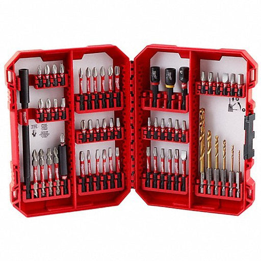 Milwaukee 48-32-4097 Drill and Drive Set, 60 No. of Pieces, Alloy Steel