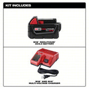 Milwaukee 48-59-1850 Battery & Charger Kit M18™, Li-ion, 5 Ah, XC, 18 V