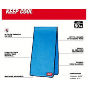 Milwaukee 48-73-4541 Cooling Towel Blue, Universal, Microfiber