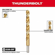 Milwaukee 48-89-0012 Jobber Length Drill Set 1/2 in Smallest Drill Bit Size, 1/16 in Largest Drill Bit Size - Redwood.KV21R665
