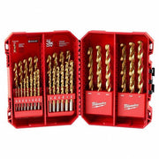 Milwaukee 48-89-0012 Jobber Length Drill Set 1/2 in Smallest Drill Bit Size, 1/16 in Largest Drill Bit Size - Redwood.KV21R665