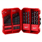 Milwaukee 48-89-2802 Jobber Length Drill Set 1/2 in Smallest Drill Bit Size, 1/16 in Largest Drill Bit Size