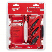 Milwaukee 48-89-9221 Step Drill Bit Set 31 Hole Sizes, 1/8 in to 7/8 in, Black Oxide Finish, High Speed Steel