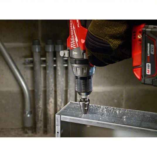 Milwaukee 48-89-9221 Step Drill Bit Set 31 Hole Sizes, 1/8 in to 7/8 in, Black Oxide Finish, High Speed Steel