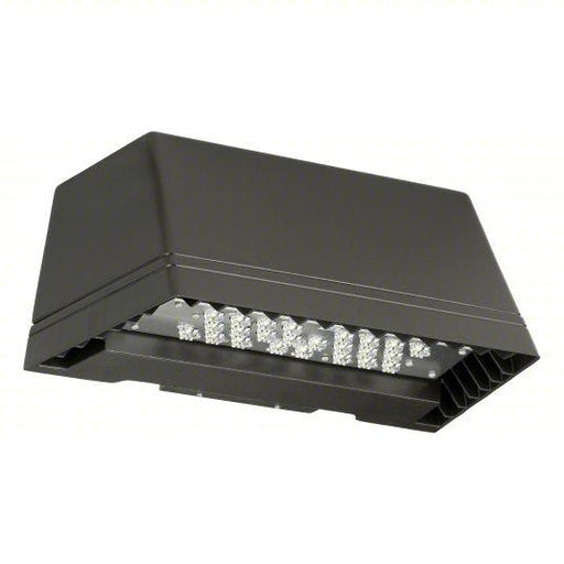 Hubbell EXO TRP2 - 24L - 50 - 5K7 - 4 - UNV - DB Anti - Glare Wall Pack LED, 5,678 lm, 5000K, 120 to 277V AC, 50 W, Type IV, 7 1/4 in Overall Ht - Redwood.KV480F82