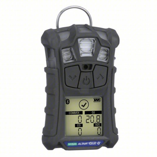 MSA 10178557 Multi-Gas Detector 95 dB @ 1 ft (30 cm), IP68, ALTAIR 4XR, Rechargeable Lithium, CO/H2S/O2