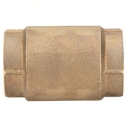 Simmons 506SB Check Valve Poppet, Inline Valve Body, 2 in Pipe Size, FNPT x FNPT, Silicon Bronze, Female