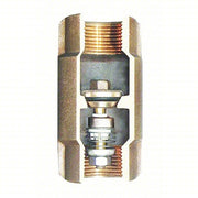 Simmons 506SB Check Valve Poppet, Inline Valve Body, 2 in Pipe Size, FNPT x FNPT, Silicon Bronze, Female