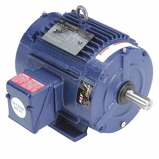 Marathon Motors 213TTTCD6501 Severe Duty Motor Totally Enclosed Non-Ventilated, Rigid Base Mount, 7 1/2 HP